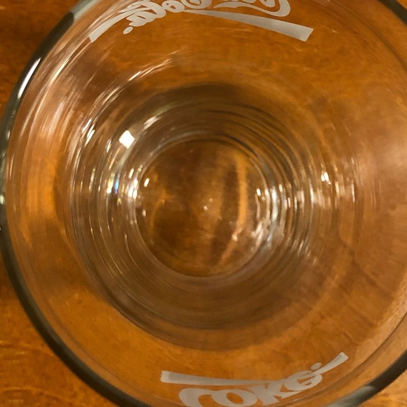 Vintage 1970’s Retro Enjoy Coke Clear Glass - Picture 4 of 5